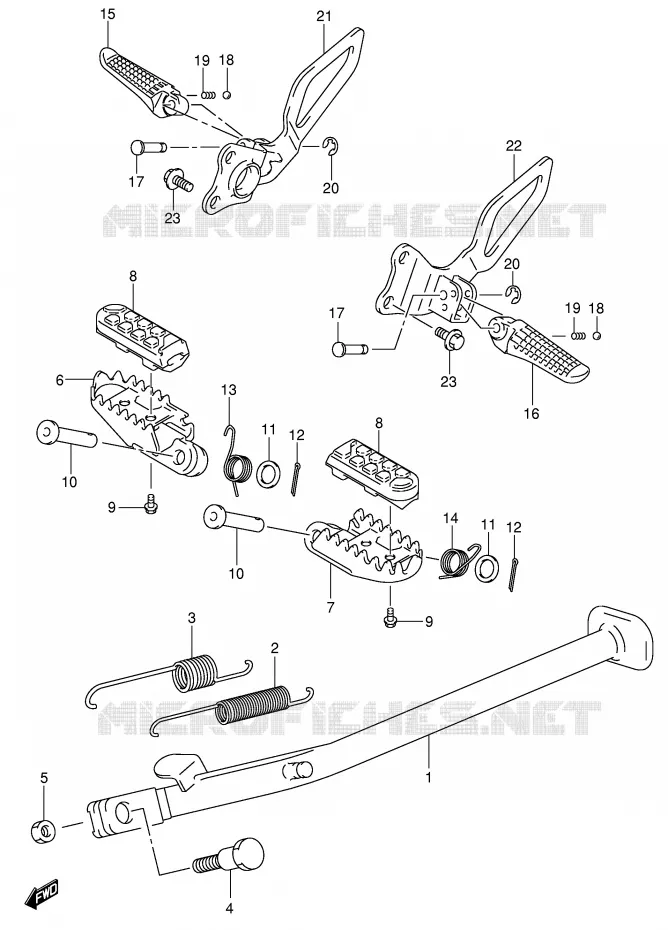 STAND Suzuki MOTO 400 DR-Z 2002  DR-Z400SK2(E3/E28)
