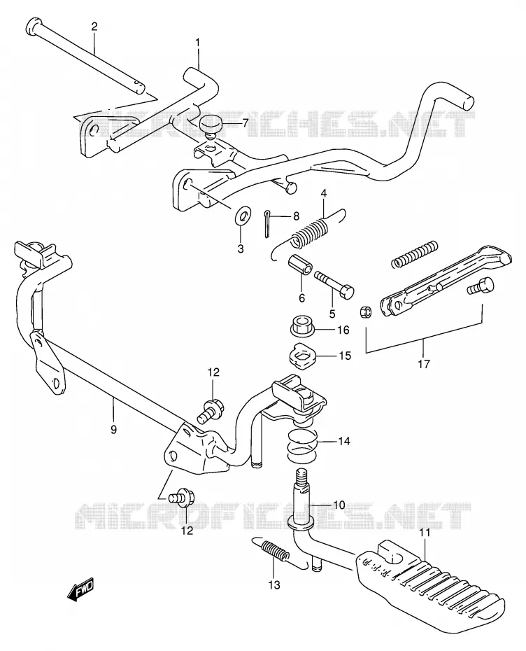 STAND Suzuki SCOOTER 100 ADDRESS 1997  AG100V(E71)