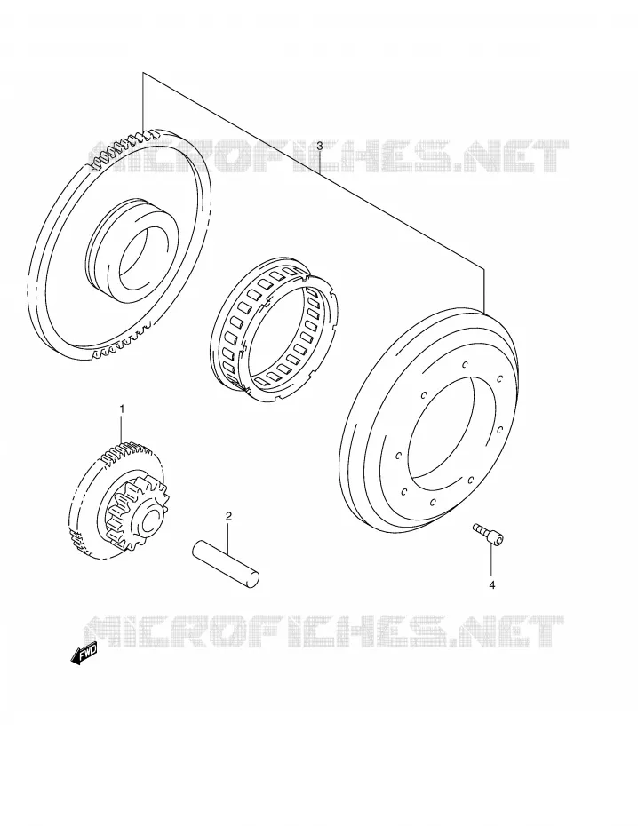 STARTMOTOR CLUTCH Suzuki MOTO 650 V-STROM 2005  DL650K5(E2)