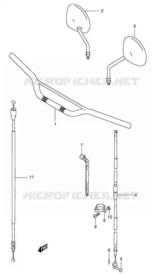 STUUR (E6) Suzuki MOTO 200 DF 1998  DF200EW(E24)