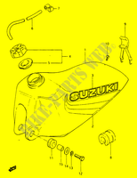 BENZINETANK (MODELE Z) voor Suzuki RM 465 1981