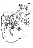 SNELHEIDSMETER voor Suzuki RG 250 1989