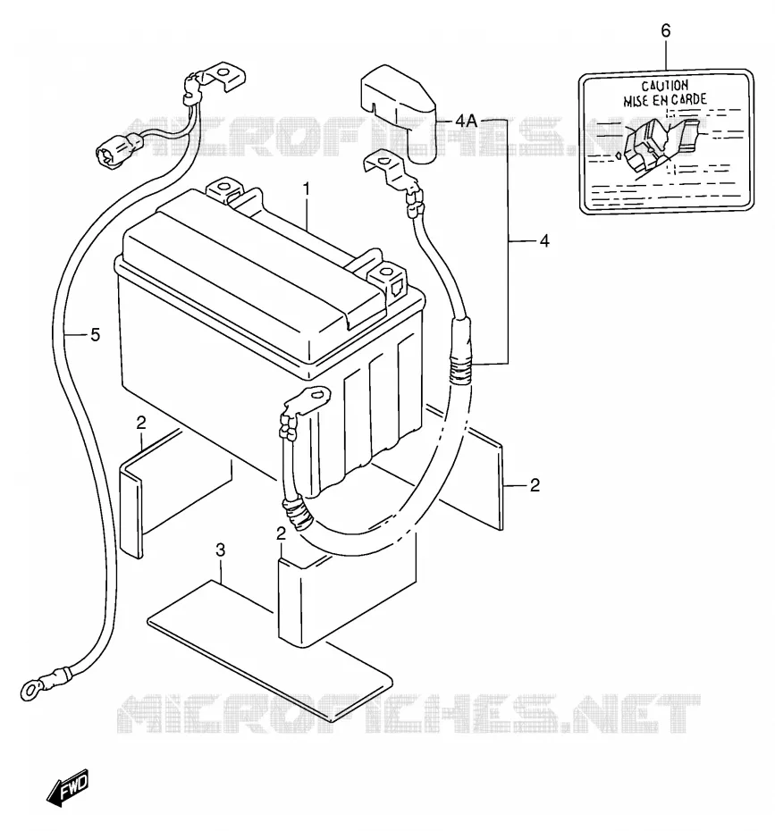 ACCU Suzuki MOTO 900 RF 1994  RF900RR(E2)