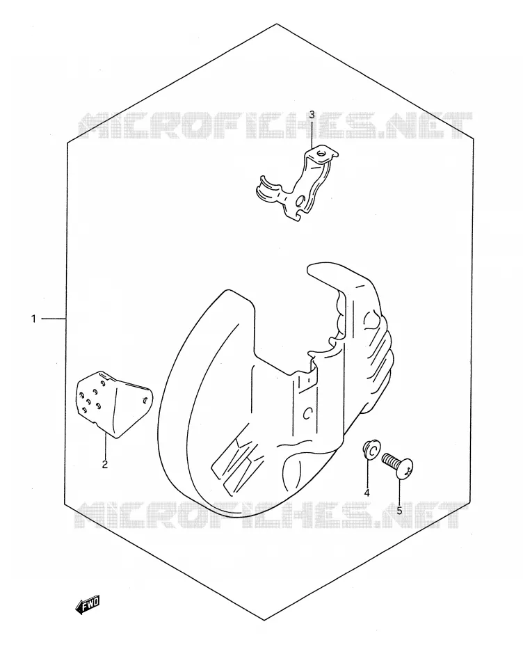 DISC COVER (MODELE K/L/M OPTIONNEL) Suzuki MOTO 250 RM 1992  RM250 N (E03,E28,E33)