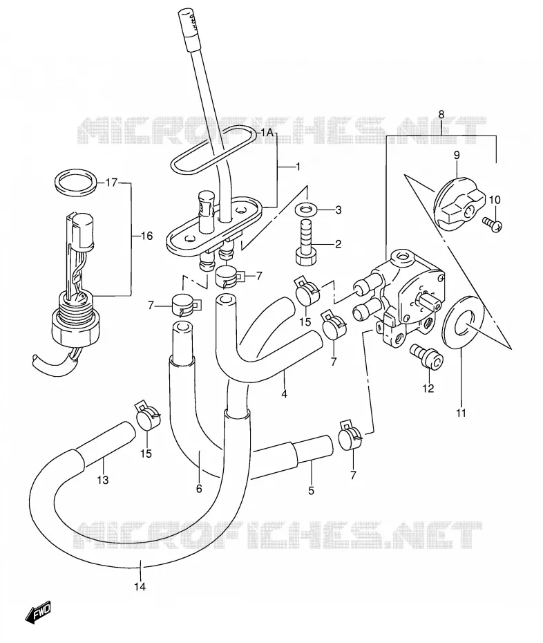FUEL COCK Suzuki MOTO 600 RF 1996  RF600RUT(E2)