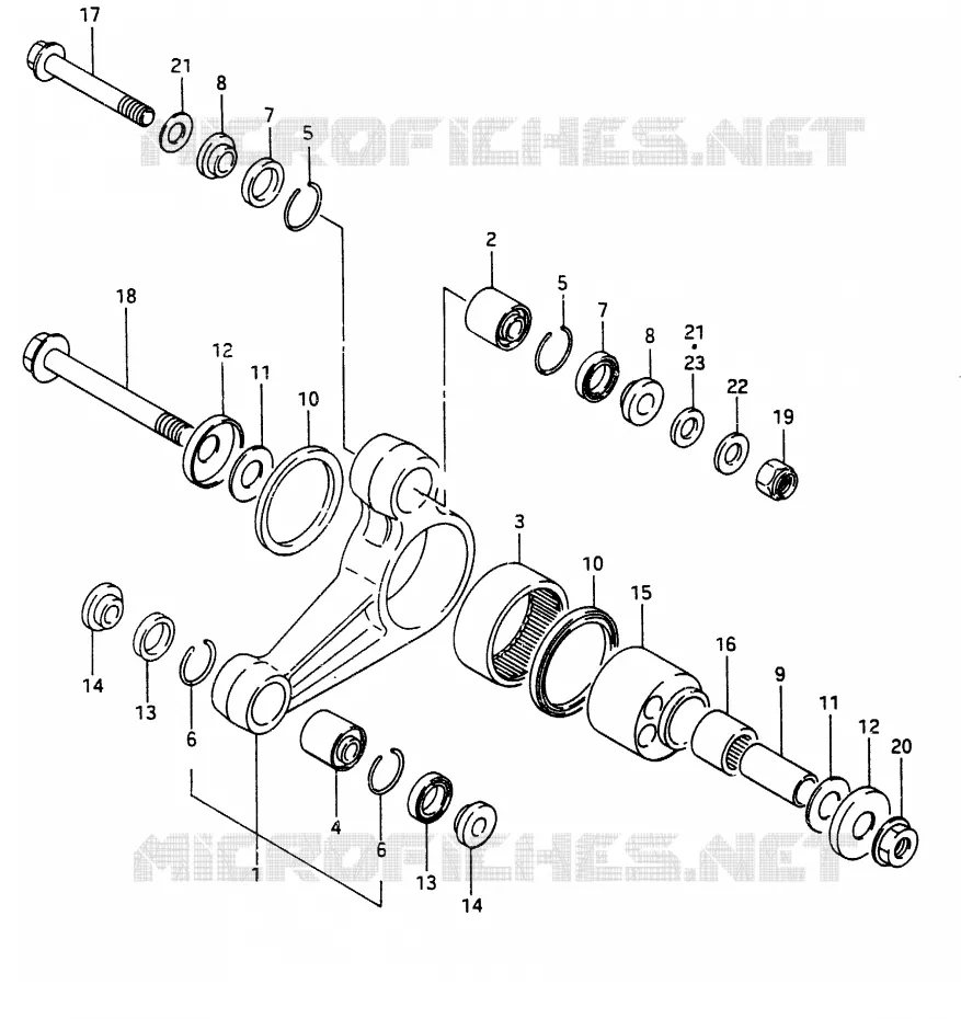 SCHOKBREKER AANEENSCHAKELING Suzuki MOTO 250 RG 1986  RG250FG(G/H)