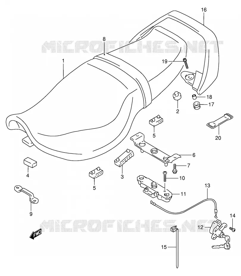 SEAT Suzuki MOTO 900 RF 1995  RF900RS(E2)