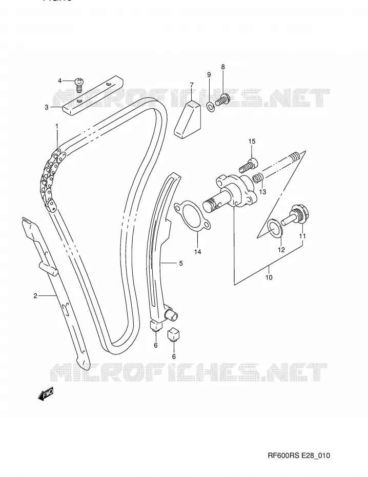 TIMING Suzuki MOTO 600 RF 1993  RF600RP(E28)