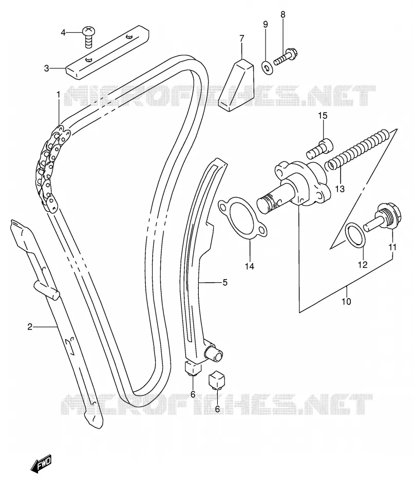 TIMING Suzuki MOTO 600 RF 1997  RF600RV(E2)