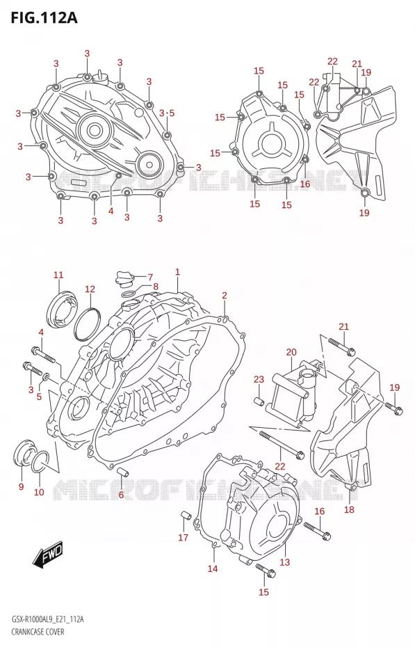 CASING Suzuki MOTO 1000 GSX-R 2019  GSX-R1000A L9 (E21)
