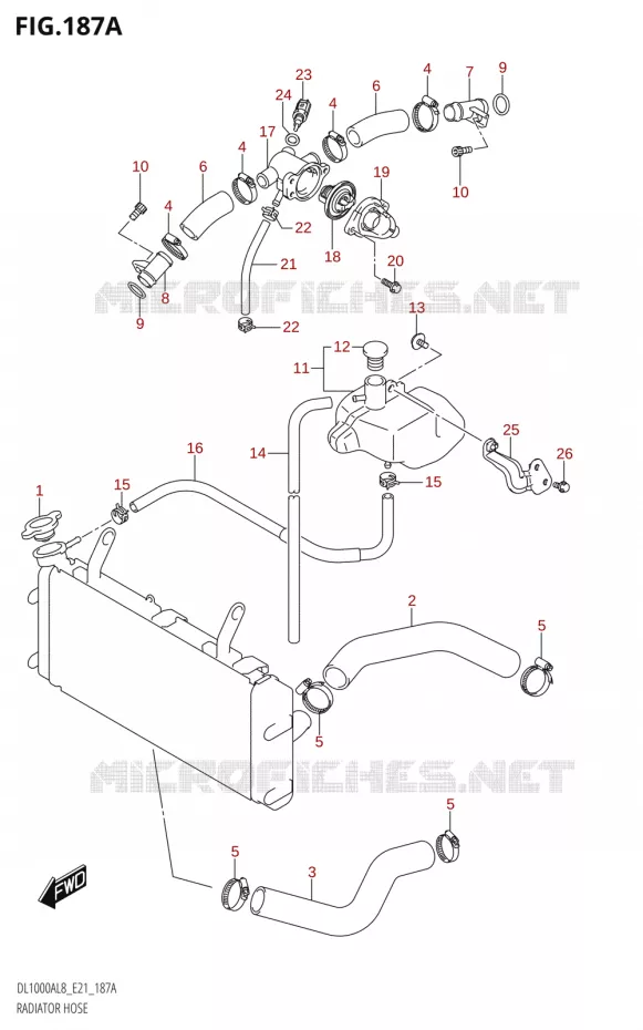 RADIATOR SLANG - EXPANSIEVAT Suzuki MOTO 1000 V-STROM 2018  DL1000XA L8 E21