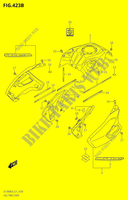 FUEL TANK COVER (DL1000A:L8:E21) voor Suzuki V-STROM 1000 2018
