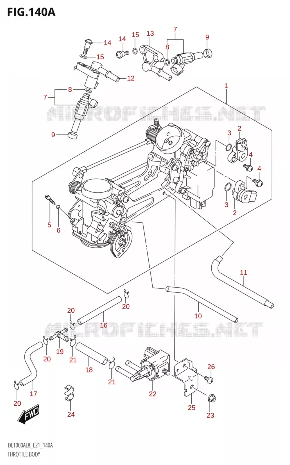 GASKLEPHUIS Suzuki MOTO 1000 V-STROM 2018  DL1000AL8 E21