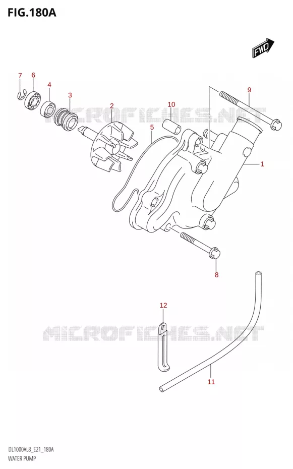 WATERPOMP Suzuki MOTO 1000 V-STROM 2018  DL1000AL8 E21