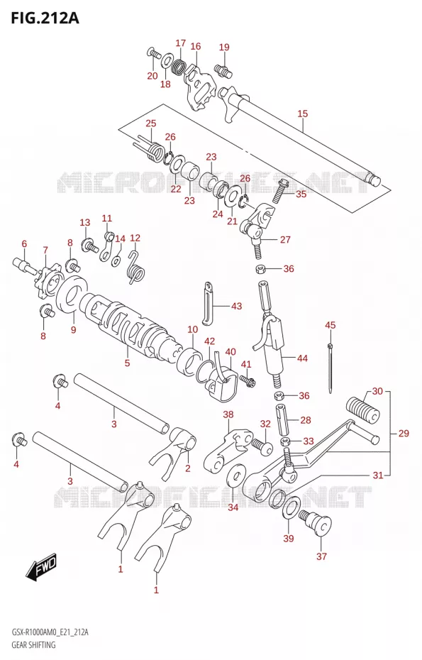 SCHAKELEN ASSY Suzuki MOTO 1000 GSX-R 2020  GSX-R1000A M0 (E21)