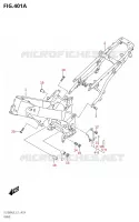 FRAME KUIPDEEL/FRAME 1000 suzuki-motorfietsen V-STROM 2019 2009000011