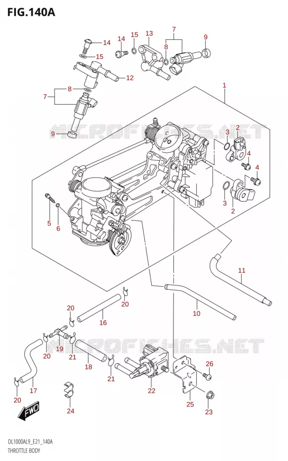GASKLEPHUIS Suzuki MOTO 1000 V-STROM 2019  DL1000XA L9 (E21)