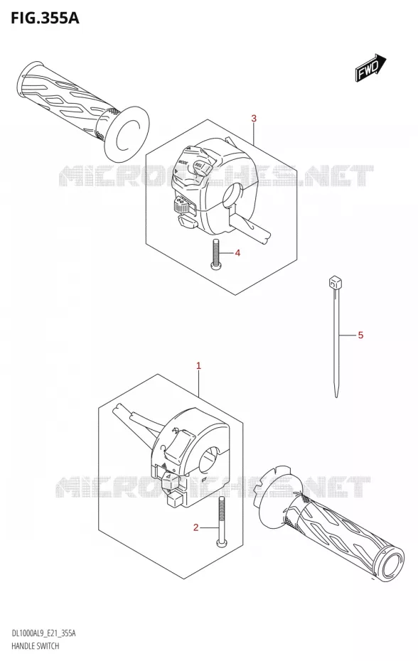 SCHAKELAARS Suzuki MOTO 1000 V-STROM 2019  DL1000A L9 (E21)