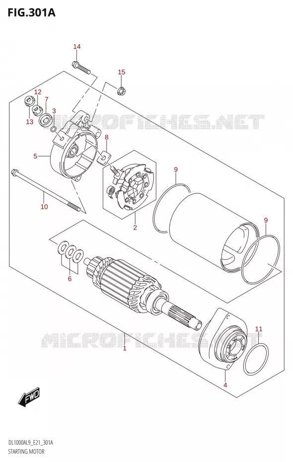 STARTMOTOR Suzuki MOTO 1000 V-STROM 2019  DL1000XA L9 (E21)