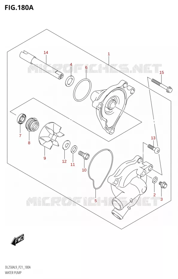 WATERPOMP Suzuki MOTO 250 V-STROM 2019  DL250A L9 (P21)
