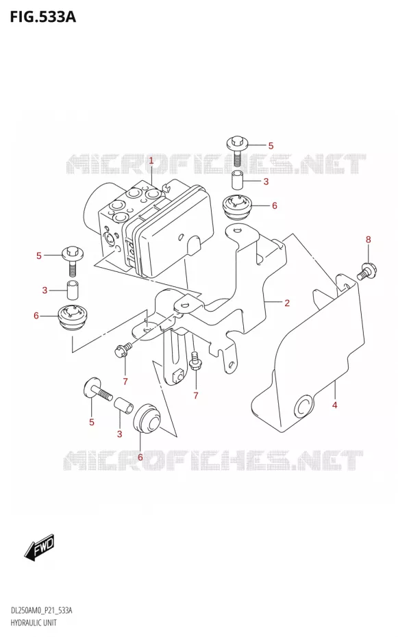 ABS Suzuki MOTO 250 V-STROM 2020  DL250A M0 / DL250RLZ M0 (P21)