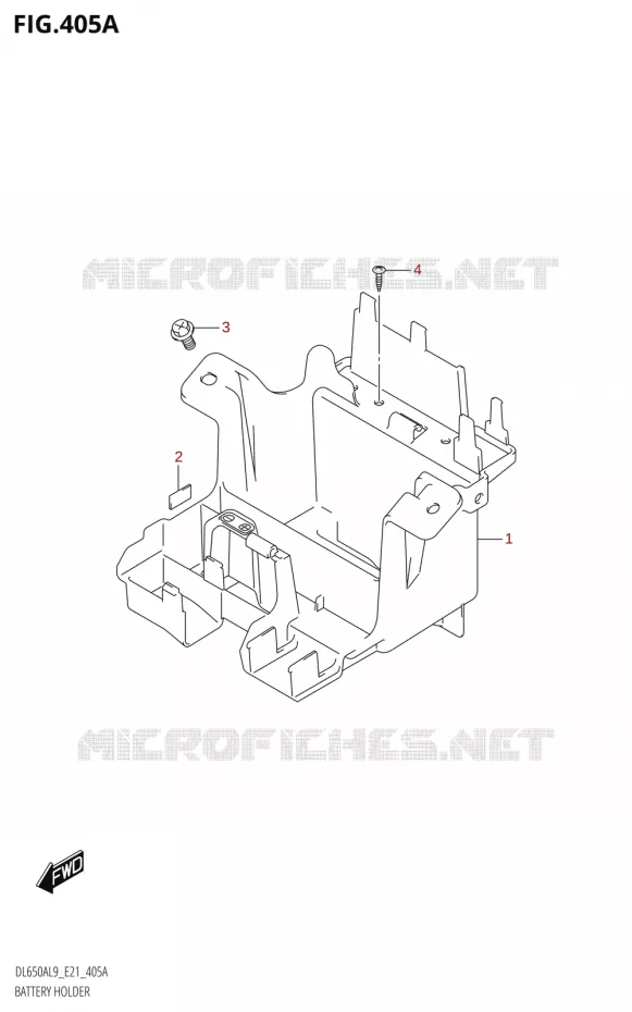 ACCU BOX - TOOLS Suzuki MOTO 650 V-STROM 2019  DL650A L9 (E21)