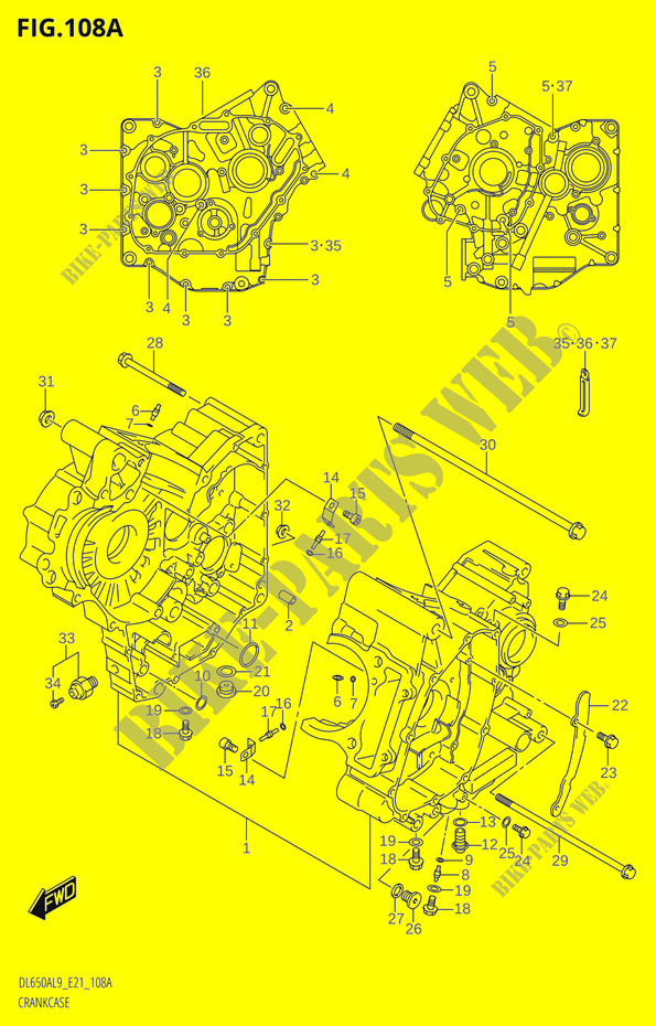 CASING voor Suzuki V-STROM 650 2019