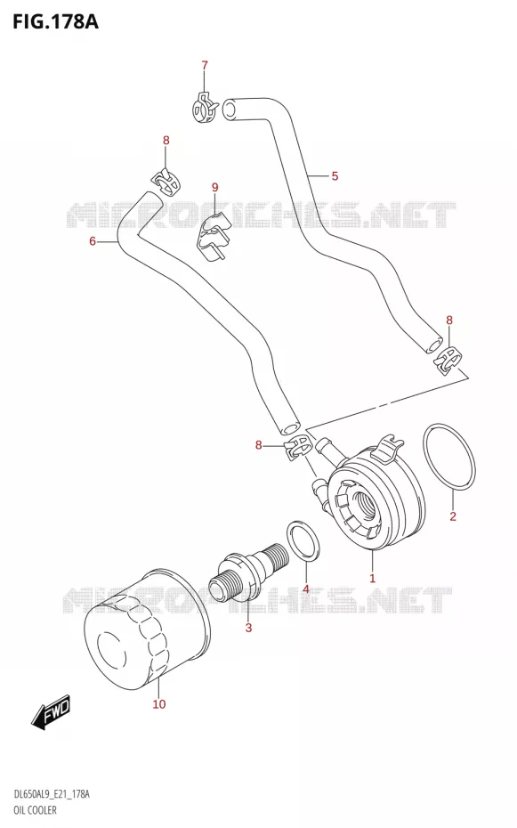 OLIE KOELER Suzuki MOTO 650 V-STROM 2019  DL650A L9 (E21)