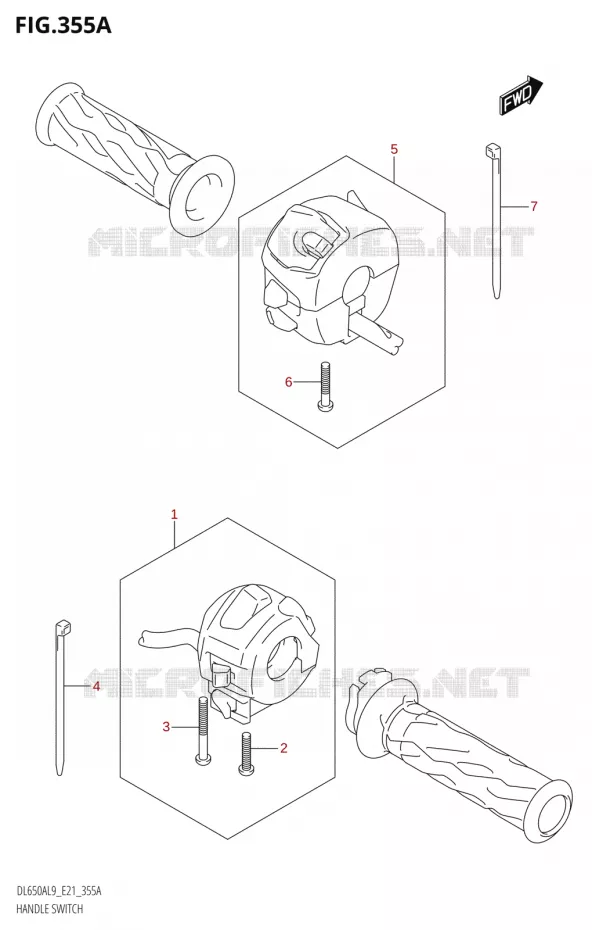 SCHAKELAARS Suzuki MOTO 650 V-STROM 2019  DL650A L9 (E21)