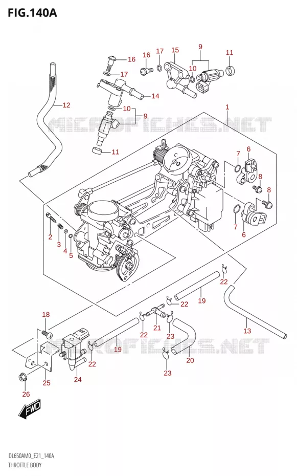 GASKLEPHUIS Suzuki MOTO 650 V-STROM 2020  DL650A M0 (E21)