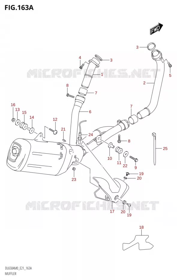 GELUIDDEMPER Suzuki MOTO 650 V-STROM 2020  DL650A M0 (E21)
