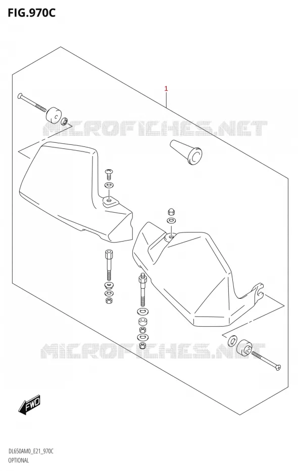 OPTIESEL (DL650A,DL650AUE)(SEE NOTE 1) Suzuki MOTO 650 V-STROM 2020  DL650A M0 (E21)