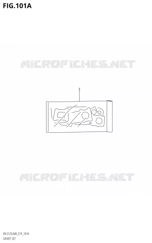 PAKKINGSET Suzuki MOTO 125 DR-Z 2020  DR-Z125L M0 (E19)