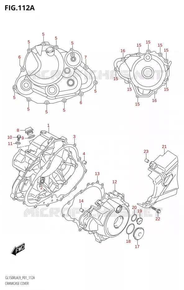 CASING Suzuki MOTO 150 INTRUDER 2019  GL150RLA L9 (P01)