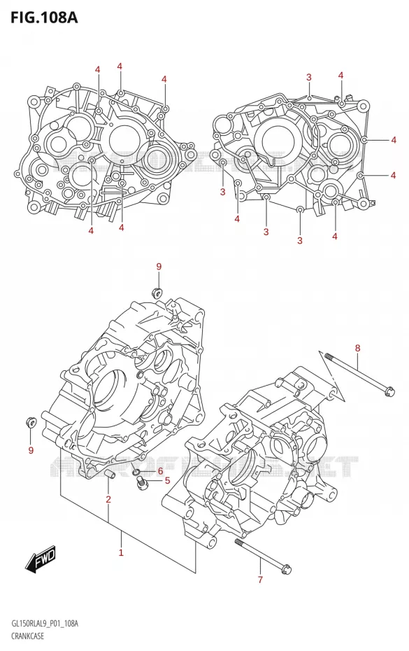 CASING Suzuki MOTO 150 INTRUDER 2019  GL150RLA L9 (P01)