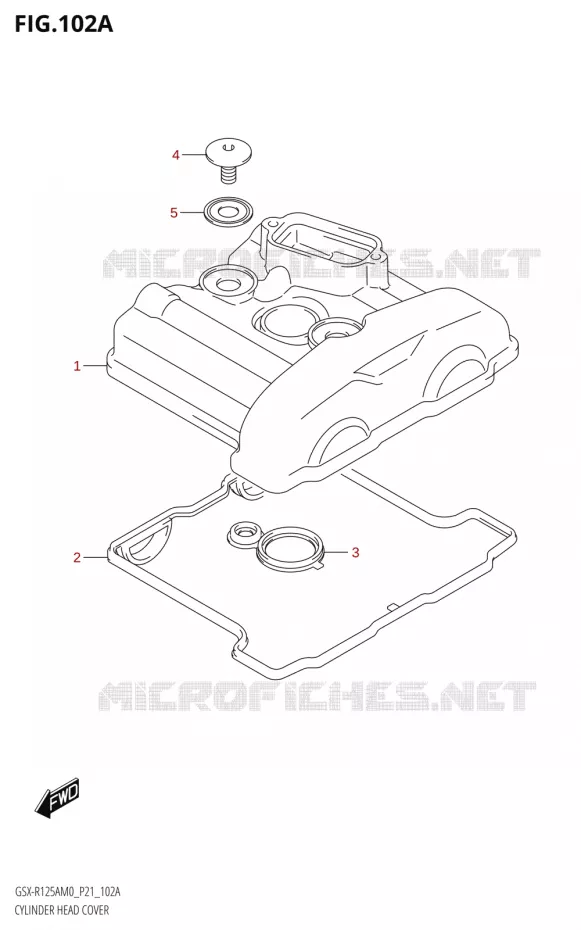 KLEPPENDEKSEL Suzuki MOTO 125 GSX-R 2020  GSX-R125XA M0 (P21)