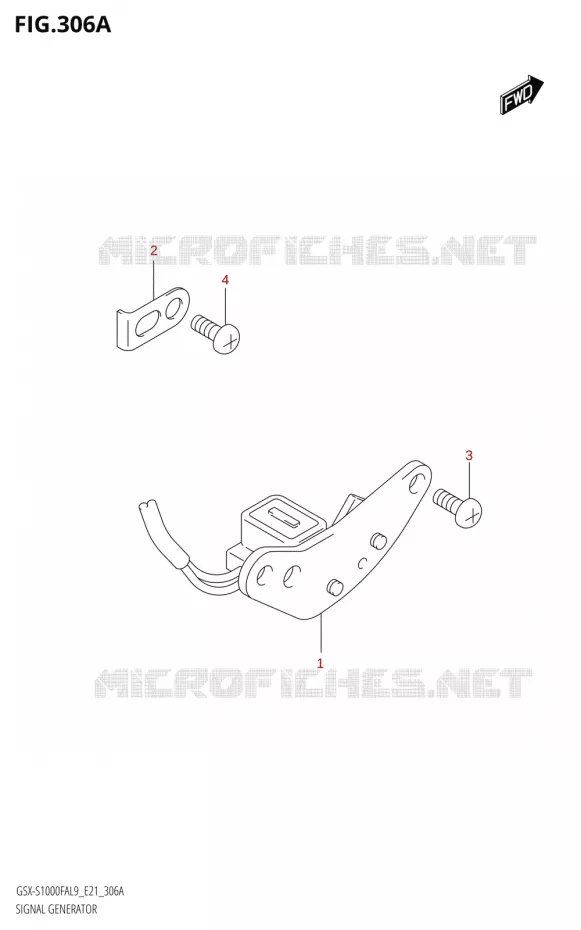 DYNAMO SENSOR Suzuki MOTO 1000 GSX-S 2019  GSX-S1000FZAUF L9 (E21)