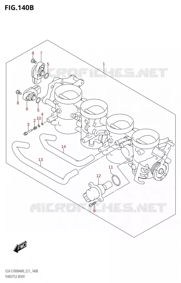 GASKLEPHUIS Suzuki MOTO 1000 GSX-S 2020  GSX-S1000A M0 / GSX-S1000ZA M0 (E21)