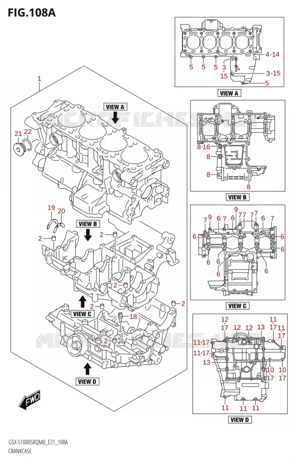 CARTER Suzuki MOTO 1000 KATANA 2020  GSX-S1000SRQ M0 (E21)
