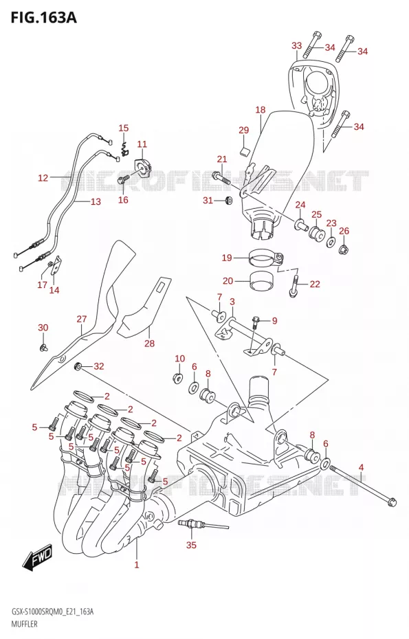 GELUIDDEMPER Suzuki MOTO 1000 KATANA 2019  GSX-S1000SRQ L9 (E21)