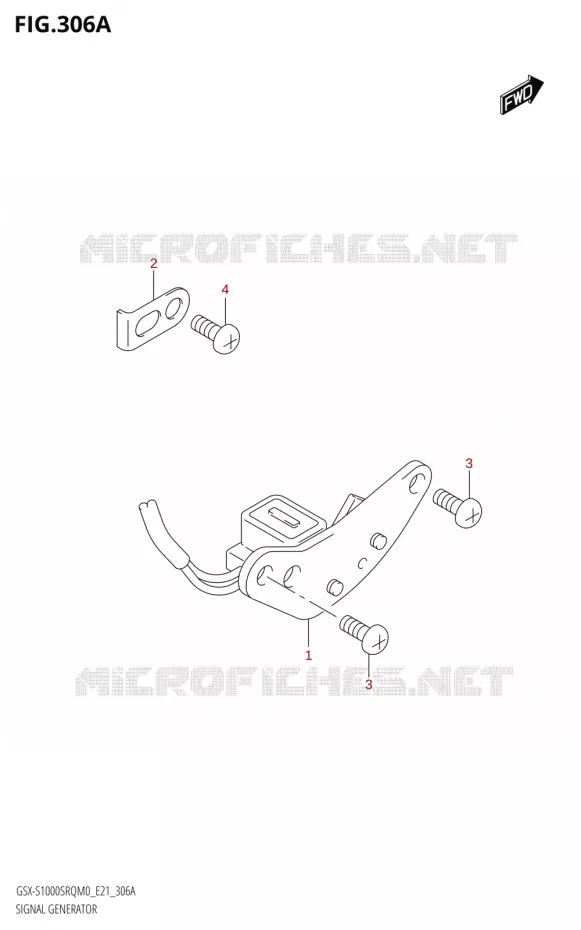 DYNAMO SENSOR Suzuki MOTO 1000 KATANA 2019  GSX-S1000STQ L9 (E21)