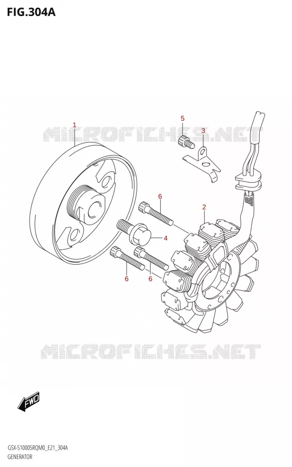 DYNAMO Suzuki MOTO 1000 KATANA 2020  GSX-S1000STQ M0 (E21)