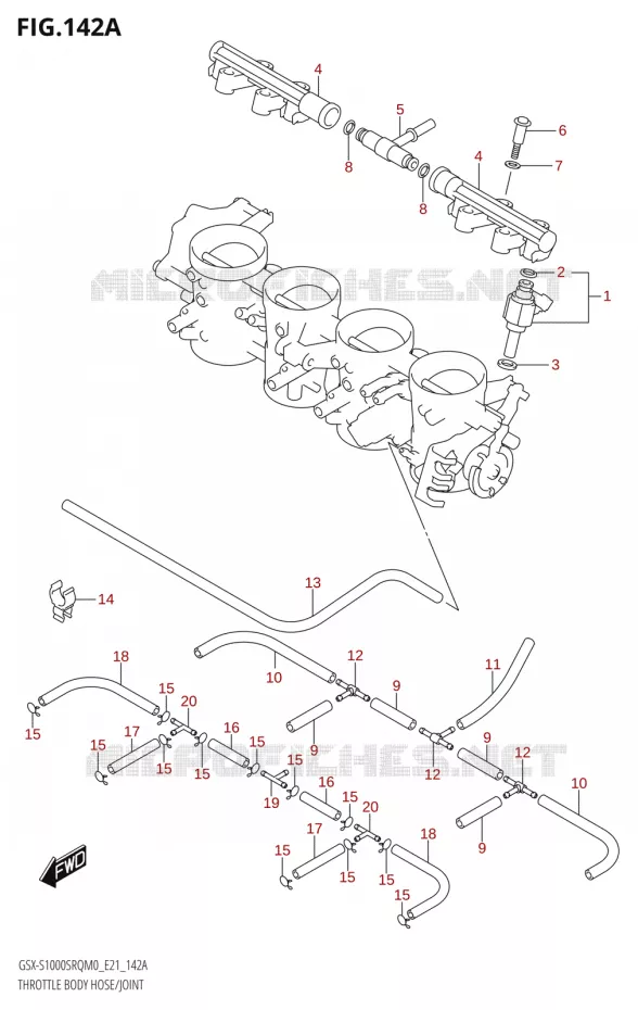 INJECTOREN Suzuki MOTO 1000 KATANA 2020  GSX-S1000STQ M0 (E21)
