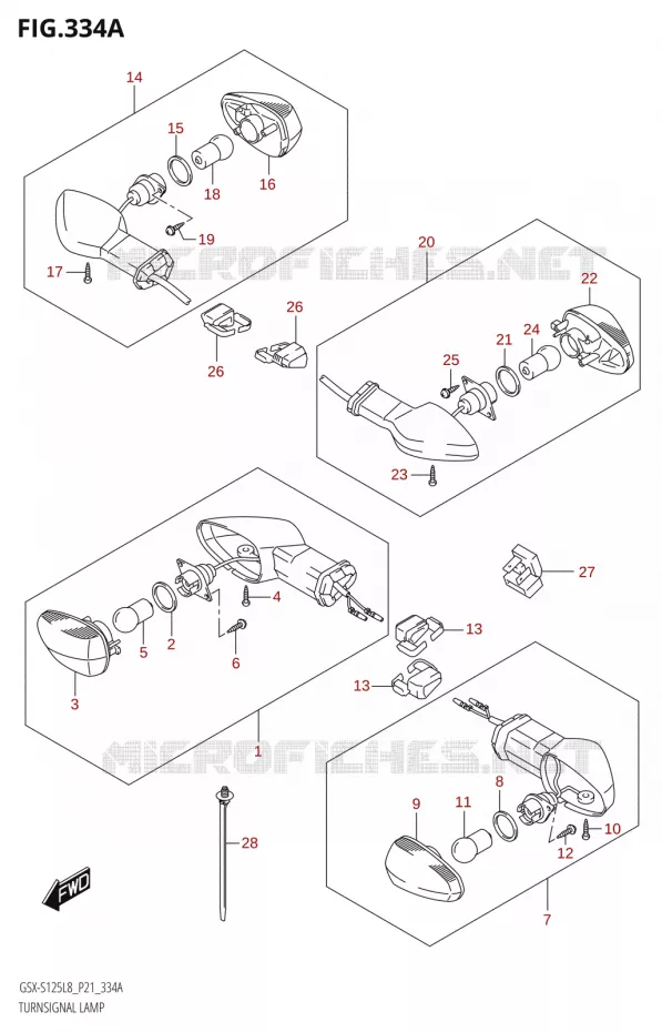 INDICATOREN Suzuki MOTO 125 GSX-S 2018  GSX-S125ML L8 (P21)