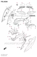 FUEL TANK ZIJKLEP voor Suzuki GSX-S 125 2019