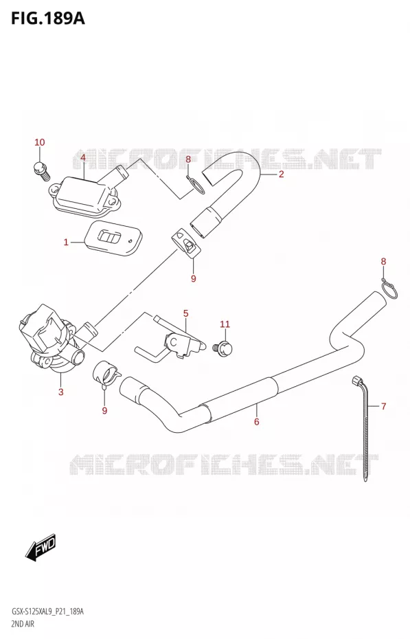 ANTI VERVUILINGS SYSTEM Suzuki MOTO 125 GSX-S 2019  GSX-S125XA L9 (P21)
