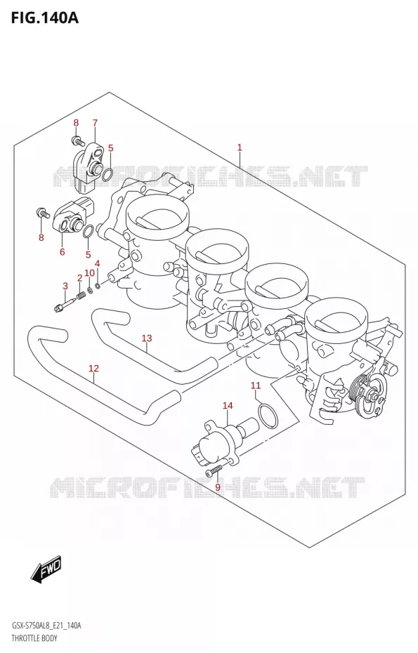 GASKLEPHUIS Suzuki MOTO 750 GSX-S 2018  GSX-S750A L8 (E21)