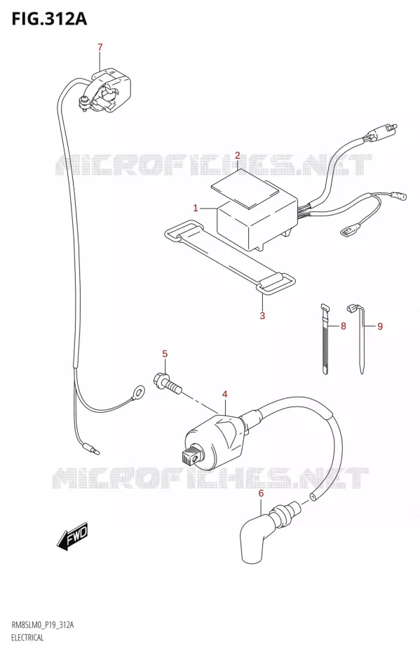 ELEKTRISCH Suzuki MOTO 85 RM 2020  RM85L M0 (P19)