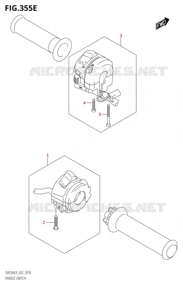 SCHAKELAARSUTATEUR (SV650AUL9 E02) Suzuki MOTO 650 SV 2019  SV650A L9 (E02)