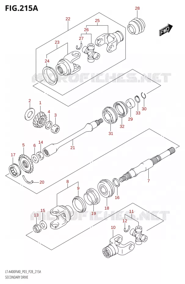 AANDRIJFAS Suzuki QUAD 400 KINGQUAD 2020  LT-A400F M0 (P28)